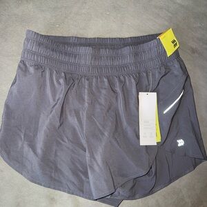 Women's gray running shorts